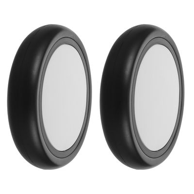 Alasum Stroller Rear Wheel Replacement Parts Rubber Pushchair Caster Wheels for Pram Stroller Repair Accessories Set of 2
