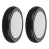 Alasum Stroller Rear Wheel Replacement Parts Rubber Pushchair Caster Wheels for Pram Stroller Repair Accessories Set of 2 view 1