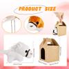 Flahard 96 Pcs Horse Party Favor Include 48 Mini Stuffed Horse Animals Horse Animals and 48 Foldable Kraft Boxes for Adopt a Horse Party Favors Farm Party Goodie Bag Fillers view 2