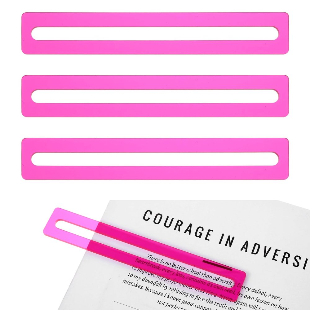 ADLABLD 4Pcs Mahjong Line Finder, Beginner Mahjong Line Reader for Mah Jongg Accessories, Bright Acrylic Mahjongs Ruler Marker Strips for Mah Jongg Gifts for Mahjongs Beginner Players