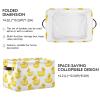 CWUPZAY Rubber Ducks Storage Basket Canvas Fabric Collapsible Storage Bins Box Organizer Waterproof for Home Bedrooms 1 Pack view 3