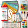 2026 New Phonics Word Cards, 117 Sound Groups 900+ Rhyming Words Preschool English Discovery Joy, Phonics Word List Card Set, Learn to Read & Spell, Fun Learning Activities (1PC) view 1