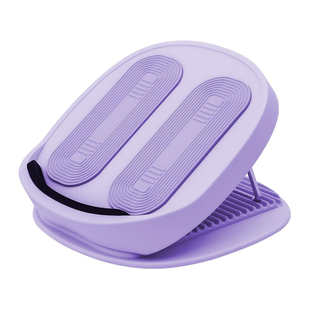 HAIZAIGUOGUO Calf stretcher slant board, 15-Level Adjustable Slant Board for Plantar Fasciitis, Shin Splints & Achilles Tendonitis, Lightweight Ankle Stretch Board for Home Gym or Travel (Purple)