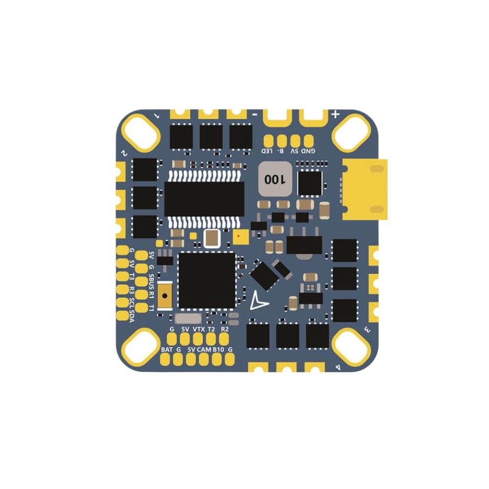 F4126 Flight Controller with ICM42688 and BLHELI_S ESC AIO 25.5mm for FPV Freestyle Toothpick and Cinewhoop Drones Compatible with 2S-4S and 4S-6S(40A 4-6S version)