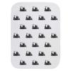 Azeeda 'Bulldozer Silhouette' Baby Burp/Wash Cloth (BC00040523) view 1