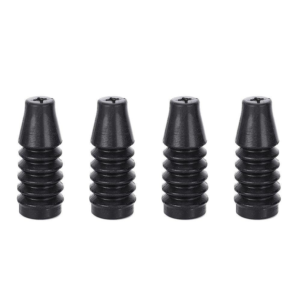 4pcs Shock Dust Covers for 1/8 1/10 Off Road RC Car, Universal Plastic Dust Protection Accessories for Remote Control Vehicle Shocks, Lightweight and Durable Black Organ (40mm)