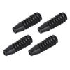 4pcs Shock Dust Covers for 1/8 1/10 Off Road RC Car, Universal Plastic Dust Protection Accessories for Remote Control Vehicle Shocks, Lightweight and Durable Black Organ (48mm) view 2