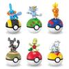 MEGA Pokmon Pok Ball Building Set, Series 19, 6 Figures Including Mudkip, Alolan Meowth, Torchic, Alolan Rattata, Treecko, and Alolan Vulpix FPM00-963K view 2