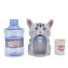 SPYMINNPOO Mini Water Pump Dispenser Kit for Toddlers, Cute Cartoon Animal Design, Helps Develop SelfCare Habits, for Kitchen Play (Large Cute cat) view 4