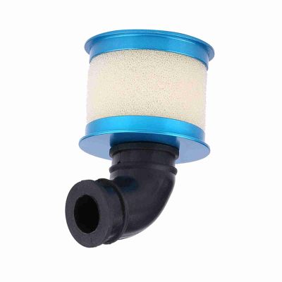 LUCKDANO RC Car Air RC Car Air Filter for HSP 94122 | Precision Engine Accessory with High Strength Aluminum & Enhanced Intake Sponge for 1/10 | Helps & Prolongs (Purple) (Blue)