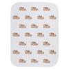 Azeeda 'Capybara on Phone' Baby Burp/Wash Cloth (BC00040546) view 1