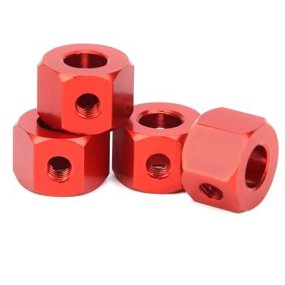 12mm Aluminum Alloy RC Truck Adapter, Strong Durable Hub Coupler with Fixed Screws for RC Car Modification Enthusiasts Off-Road Vehicles Custom Builds