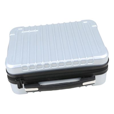 ZYIHNIRB RC Controller Carrying Case for Storage Remote Control Case Hard Shell with Ergonomic Handle for Model Aircraft Remote Control, Silver