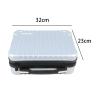 ZYIHNIRB RC Controller Carrying Case for Storage Remote Control Case Hard Shell with Ergonomic Handle for Model Aircraft Remote Control, Silver view 2
