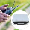 ZYIHNIRB RC Controller Carrying Case for Storage Remote Control Case Hard Shell with Ergonomic Handle for Model Aircraft Remote Control, Silver view 4