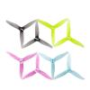 4Pcs 3016 3-Inch 3-Blade PC Propeller CW/CCW 3 Hole 1.5mm/2mm Shaft for FPV Racing Drones Mini Quad Props(3016 Yellow 1.5mm) view 2