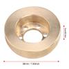 1.9 Inch CNC Machined Brass Internal Counterweight for - 4 RC Car Wheel Hub, Precision Solid Brass Wheel Hub Weight with 12mm Hex Fit for Axial SCX10 D90 HPI view 2