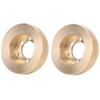 1.9 Inch CNC Machined Brass Internal Counterweight for - 4 RC Car Wheel Hub, Precision Solid Brass Wheel Hub Weight with 12mm Hex Fit for Axial SCX10 D90 HPI view 4