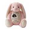 This Mother's Day I'll Be Snuggled Up In Your Tummy Personalized Ultrasound Photo Bunny Plush, Mom-to-Be Stuffed Animal Gift, Mothers Day from the Bump Baby Reveal Bunny for Expecting Mom view 1