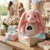 This Mother's Day I'll Be Snuggled Up In Your Tummy Personalized Ultrasound Photo Bunny Plush, Mom-to-Be Stuffed Animal Gift, Mothers Day from the Bump Baby Reveal Bunny for Expecting Mom view 4