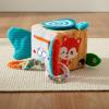 MotiveTech Dressing Skills Toy Early Education Soft Activity Cube Multi-Functional Cloth for Infants, Crib, Forest view 4