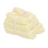 DAN&DRE Miniature Bath Towels, Dollhouse Towel Stack, Small Fabric Accessories for Dollhouse Bathroom 1:12 Scale, Texture, Ideal for Home Decor Items (Yellow) view 1