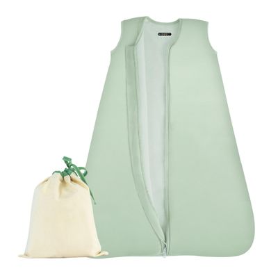 Coco Cuddle 0.5 TOG Summer Baby Sleep Sack, Ultra Soft Bamboo Rayon (Celadon Sage, L (12-18 Months))