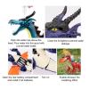 Dan&Dre Mystical/Fantasy Spray, Electric Walking Dinosaur Toy for Children's Home, Sound Light Dragon Toy with Simulated Mystical/Fantasy Spray (Blue) view 2