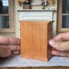 Waldosia 1:12 Scale Dollhouse Miniature Oak 5-Drawer Dresser (Cherry) view 4