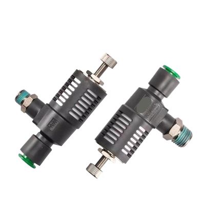 1PCS Quick Coupling of Exhaust Valve with Throttling Muffler ASV310F ASV410F ASV510F-01-02-03-04-06S-08S-10S-12S(ASV310F-02-06S)