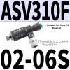 1PCS Quick Coupling of Exhaust Valve with Throttling Muffler ASV310F ASV410F ASV510F-01-02-03-04-06S-08S-10S-12S(ASV310F-02-06S) view 2