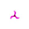 1635 1.6X3.5X3 For 3 Impeller 40mm Single Hole Version 1mm .5mm FPV Freestyle Drone DIY Parts(4Pairs Purple 1.5mm) view 2