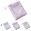 Photocard Binder 4 Set Photocard Holder Book Heart Hollow Photo Card Collector 40 Pockets Waterproof Korean Pop(Purple) view 1