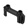 RC Automobiles Parts For Axial 90047 For Wrangler For SCX10 II 90046 1/10 Metal Front Rail Bumper Mounts Servo Stand RC Crawler Car Upgrade Parts(Black) view 2