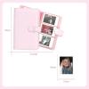 Photocard Binder 1-3pack 108 Sheets Portable 3 Inch Photo Album For Collection Ticket Card Book(Pink-3pcs) view 2