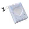 Photocard Binder 4 Set Kpop Photocard Holder Book 40 Pockets Love Heart Hollow Business Card Water Resistant Binder(Blue) view 1