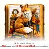 Wooden Puzzles for Adults, Book Fox Puzzles with 3D Visual Effect, Adult Puzzles, Birthday Gifts for Women Men (L-13.4 * 12.9 in 300pcs) view 2