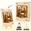 Wooden Puzzles for Adults, Book Fox Puzzles with 3D Visual Effect, Adult Puzzles, Birthday Gifts for Women Men (L-13.4 * 12.9 in 300pcs) view 3