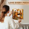 Wooden Puzzles for Adults, Book Fox Puzzles with 3D Visual Effect, Adult Puzzles, Birthday Gifts for Women Men (L-13.4 * 12.9 in 300pcs) view 4