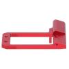 1/10 RC Servo Mount for Phoenix F10 VP, Aluminum Alloy Low Center Steering Bracket with 4 Link Adapter, Enhanced Stability and Precision Control Upgrade for 1/10 Scale RC (Red) view 2