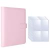 Photocard Binder 2 Set Page(4 Grids) Photo Card A5-Binder Kpop Albums Idol Cards Loose-leaf Collect Book Binder Photocard Holder(B-Yellow) view 2