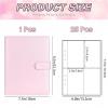 Photocard Binder 2 Set Page(4 Grids) Photo Card A5-Binder Kpop Albums Idol Cards Loose-leaf Collect Book Binder Photocard Holder(B-Yellow) view 3