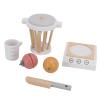 Zunate Wooden Smoothie Blender Toy, Cutting Fruit Juicer Maker for Kids, Beech Wood Play Kitchen Accessories for Boys and Girls view 2