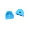 RC Automobiles Parts For 1/8 1/10 2pcs Metal RC Car Shock Absorber Wear Resistant Cover Absorption Guards Anti-wear Anti-collision Glue Monster Truck(Blue) view 1