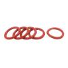 20pcs 5mm CS o Type Seal Gasket Red Silicon OD 35mm-75mm Seals Good Elasticity VMQ O Ringen Sealing Gasket Gromment(75x65x5mm) view 2