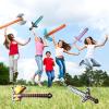 FSAIUIS 10 Pack Jumbo Pixel Inflatable Toys, Assorted Large Blow Up Weapons Set - Sword Axe Pickaxe Trident for Halloween Cosplay Birthday Party Pool & Beach Decor Supplies view 4