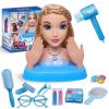 Blonde Hair Styling Doll Head 10.5 with Washable Makeup Set, 3-in-1 Styling Head Toy with 20+ Accessories, Pretend Hair Salon Playset for Girl, Birthday Gifts for Girls Ages 3 4 5 6 7 8+ view 1