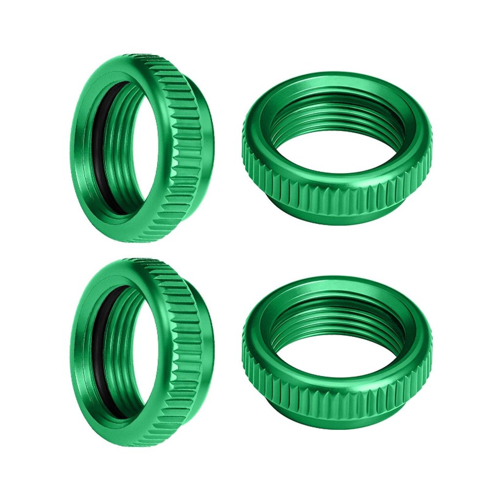 Aluminum 6061-T6 Alloy Shock Collars for Arrma 1/16 Mini Kraton 3S Speed Truck-ARA2508 Upgrades - Green