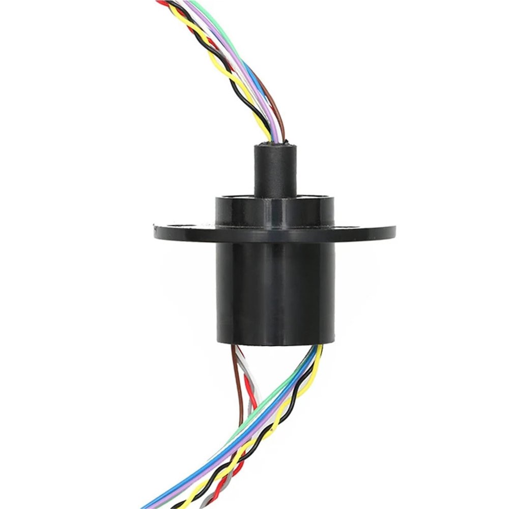 1PCS 10Channel 2A 22mm Wires Slip Ring Mini Rotate Dining Table Slipring DIY Fish Wheel Conductive Signal Collector Ring