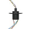 1PCS 10Channel 2A 22mm Wires Slip Ring Mini Rotate Dining Table Slipring DIY Fish Wheel Conductive Signal Collector Ring view 1
